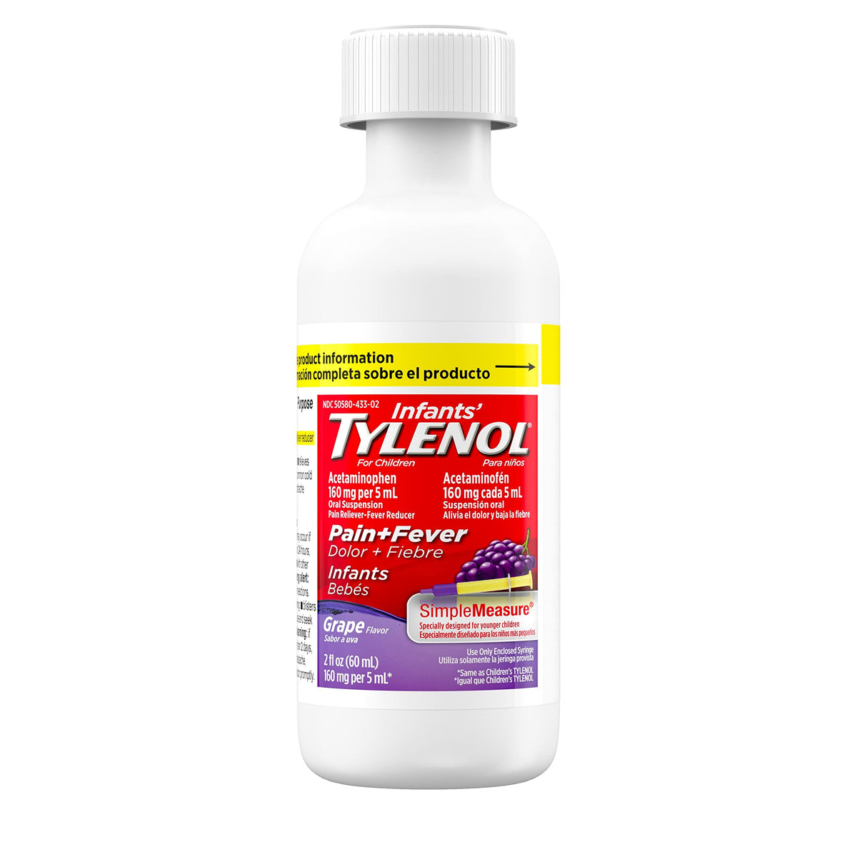 Baby TYLENOL Grape Oral Relief 2oz