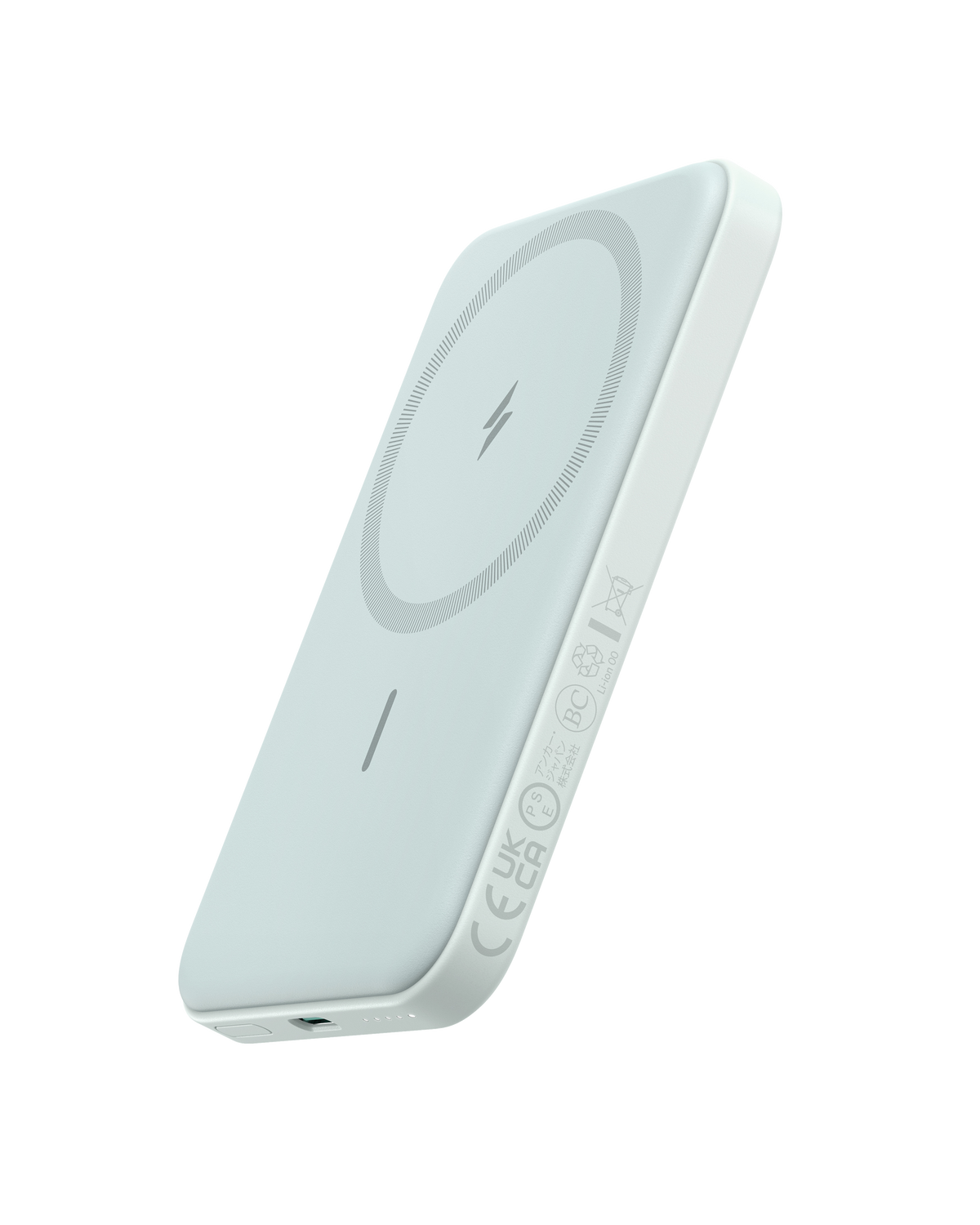 Anker 621 Magnetic Battery MagGo for wireless charging, compact portable power bank with magnetic attachment for smartphones.
