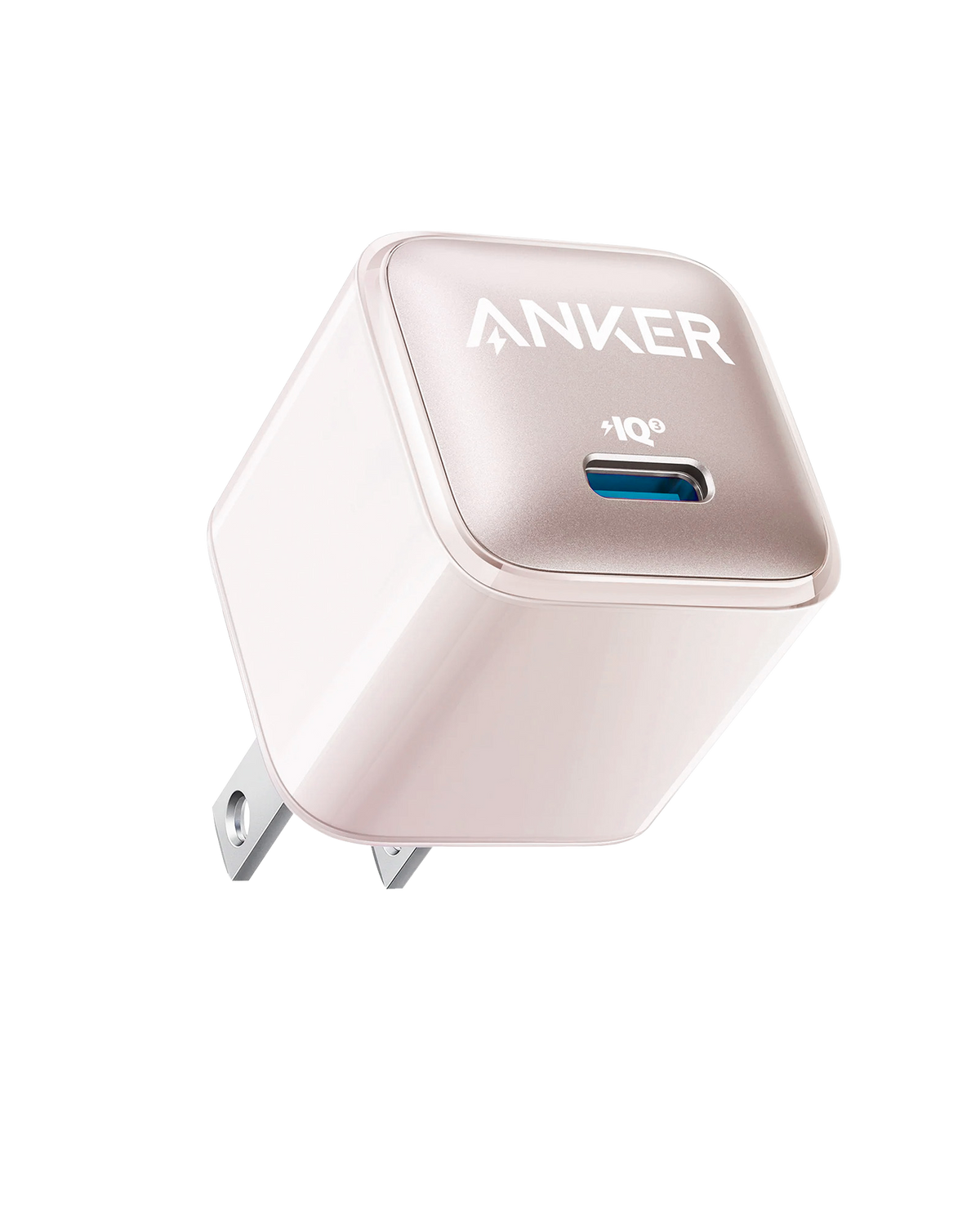 Anker Nano 20W Charger for fast charging devices, shown with compact design and USB-C port for efficient power delivery.