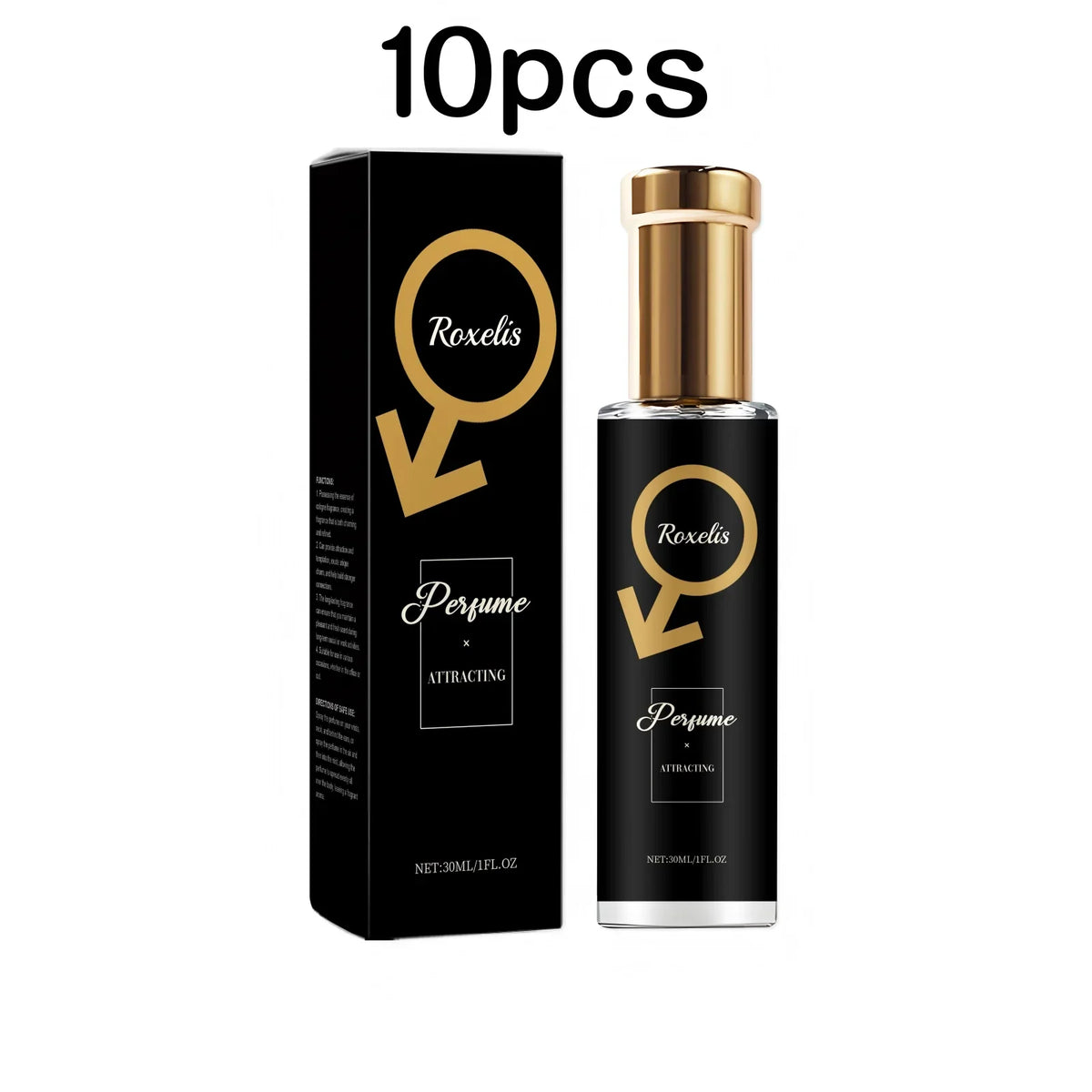 Roxelis 30ml men's pheromone perfume by Blushimmer featuring cedar fragrance and romantic, fresh scent for dating and flirting.