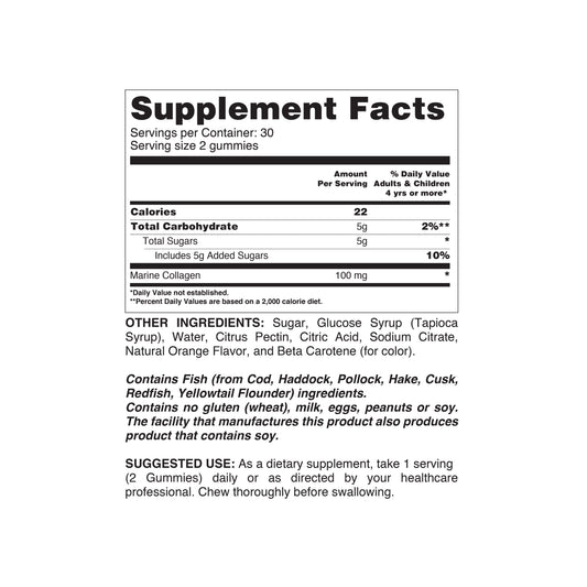 Tapioca collagen gummies by Your Label showing soft, chewy gummies in a clear container with a focus on the product's texture and packaging
