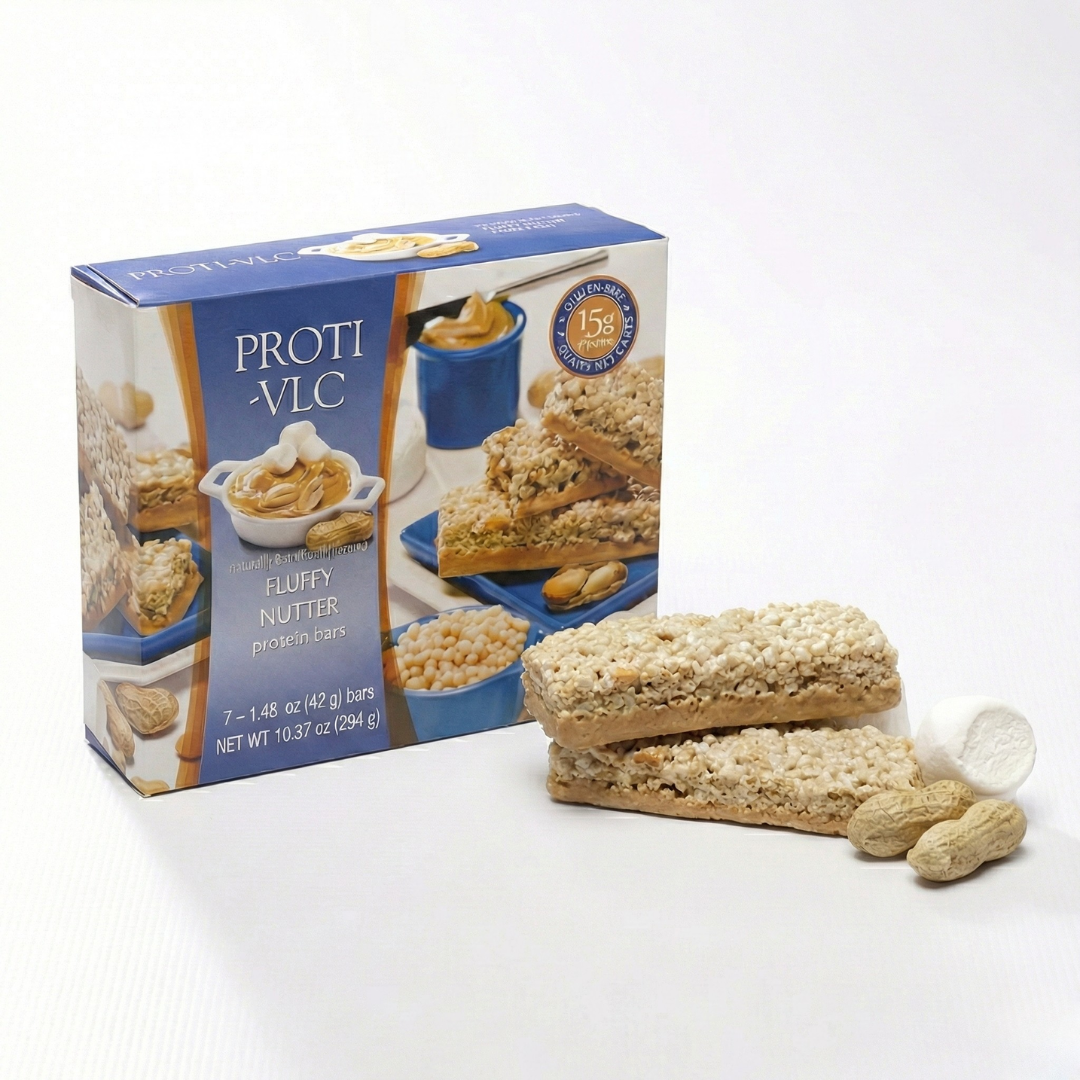 AmBari Nutrition Fluffy Nutter Bar, a protein bar with a soft, nutty flavor and fluffy texture, shown in the image.