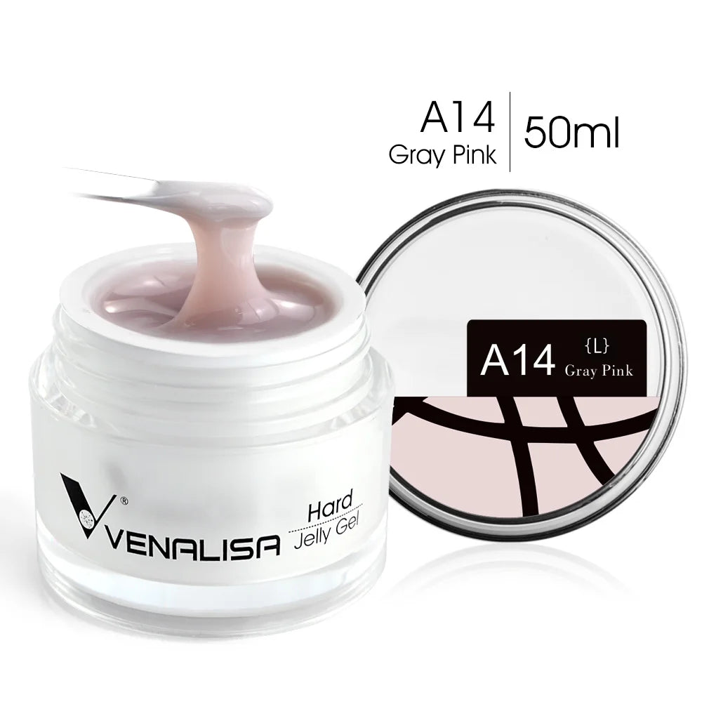 Blushimmer 50ml TPO Free Jelly Nail Extension Gel in clear, natural color for French nails, UV soak-off nail builder gel.