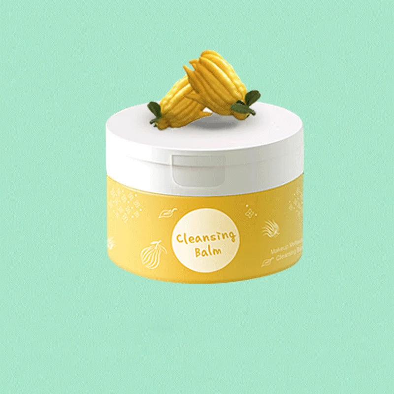Blushimmer vegetable oil peach makeup remover balm with gentle ice cream texture, soothing cleansing without tightness.