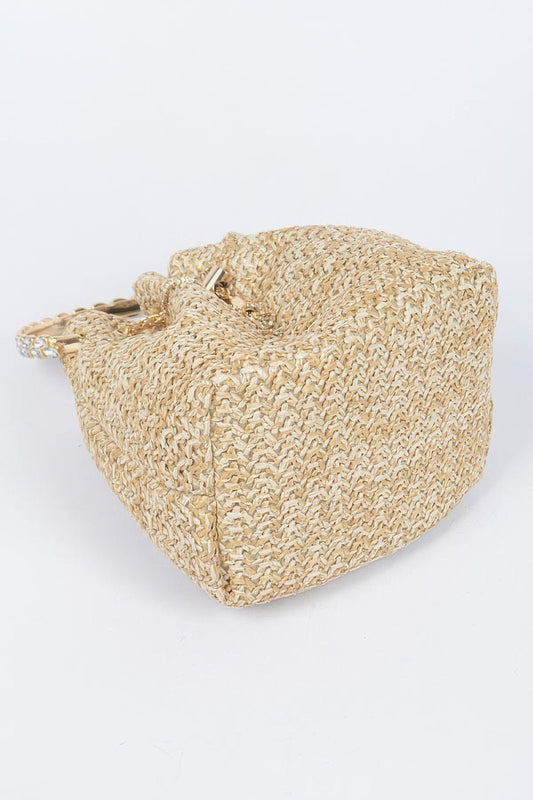 Women's BYMANYC New York Gramercy handbag featuring sleek leather design and gold-tone hardware for stylish everyday use.