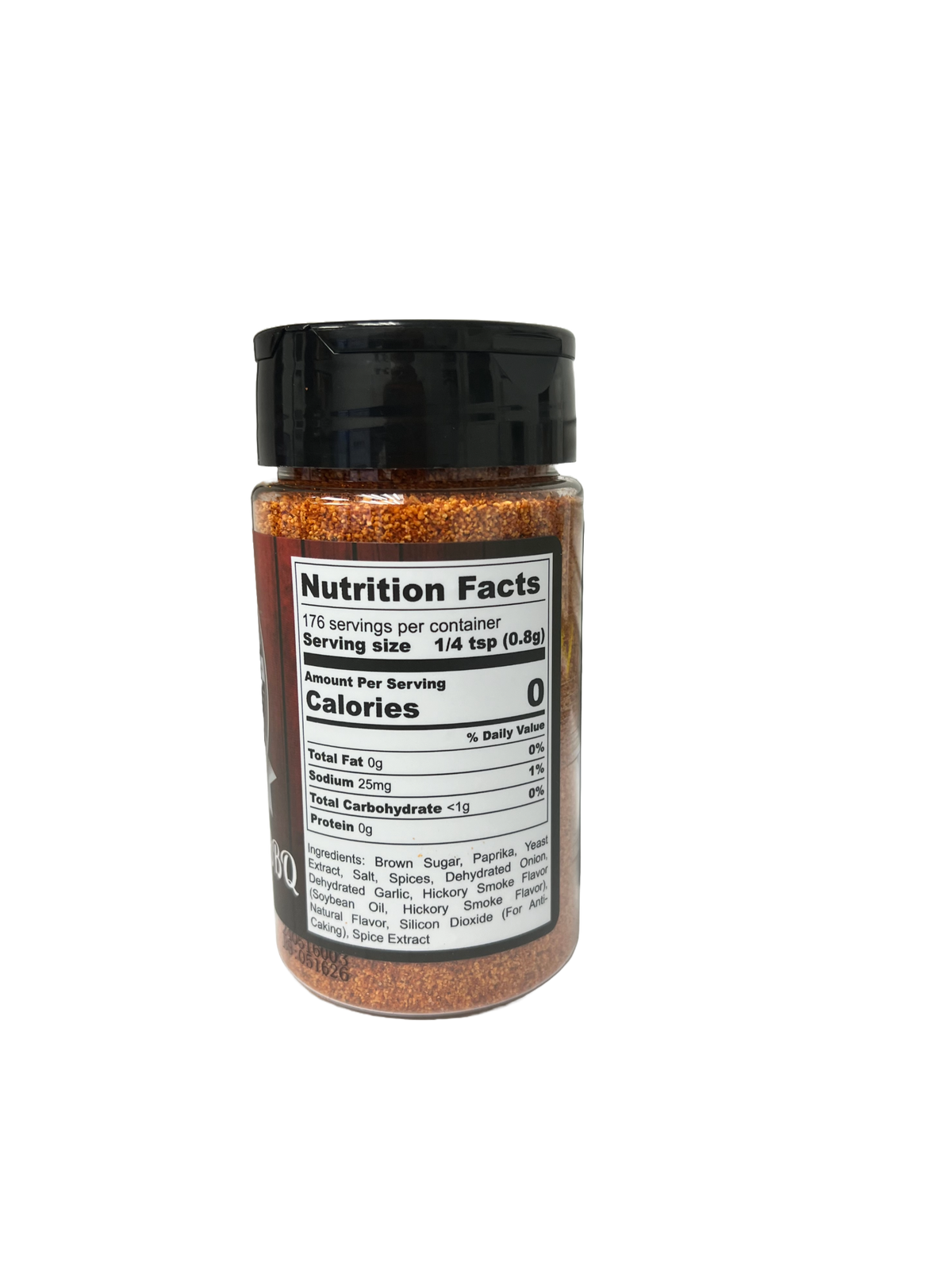 Hi-West Hickory Bacon BBQ Seasoning in a jar, featuring smoky hickory and bacon flavor spices for grilling and cooking.