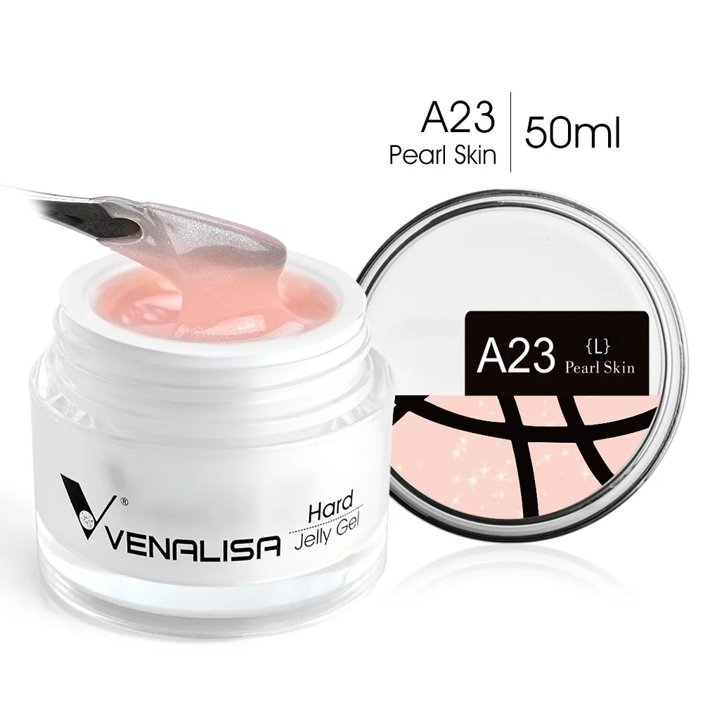 Blushimmer 50ml TPO Free Jelly Nail Extension Gel in clear, natural color for French nails, UV soak-off nail builder and construction gel