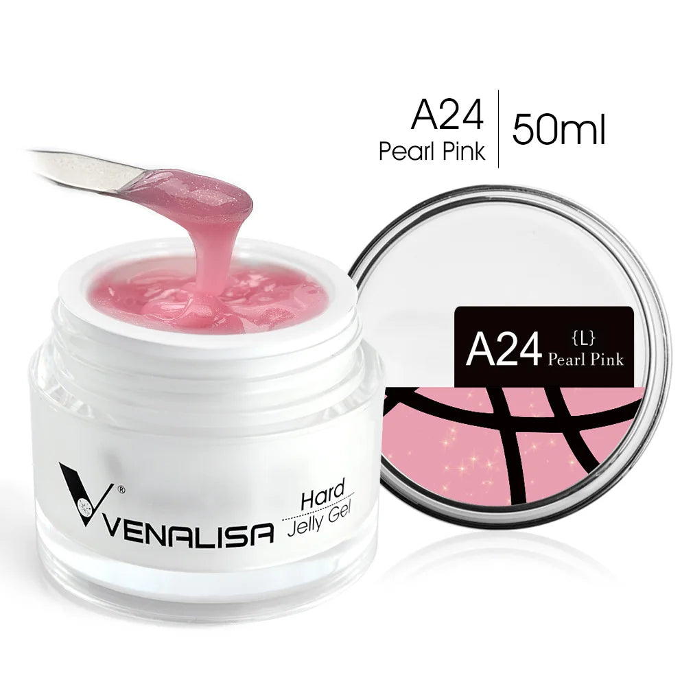 Blushimmer 50ml TPO Free Jelly Nail Extension Gel in clear, natural color, UV soak-off builder gel for French nail extensions.