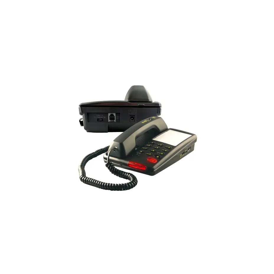 MedPat Solutions D520U landline console phone with USB-A and USB-C charging ports and full-featured keypad.