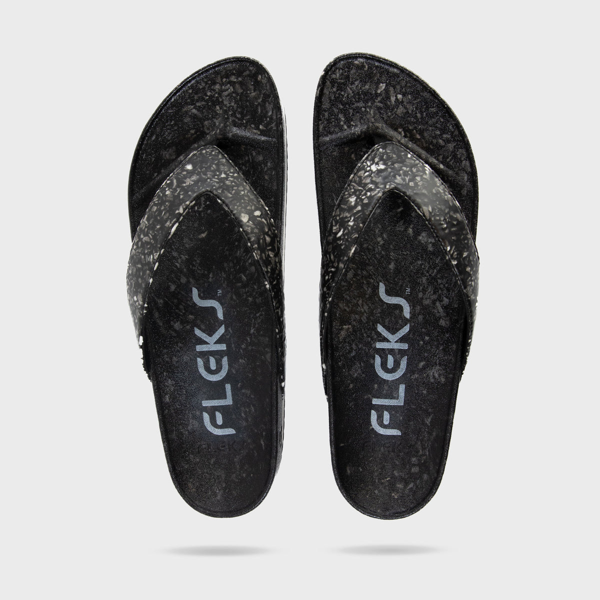 Fleks West Beach Flip Flop in Night color, featuring a casual slip-on design with comfortable straps and textured sole.