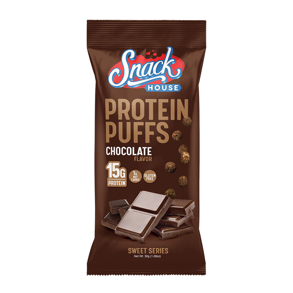 Chocolate Protein Puffs - Single Serving - 8-Pack Box