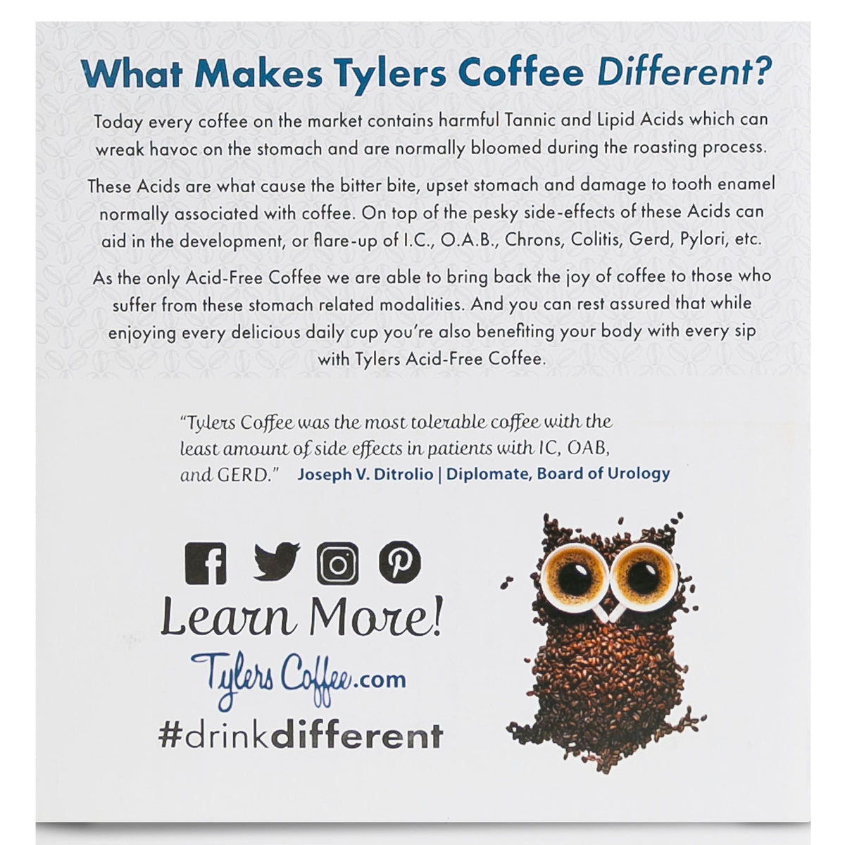 Set of 16 Tylers Coffees regular single serve coffee cups for convenient brewing and fresh flavor.
