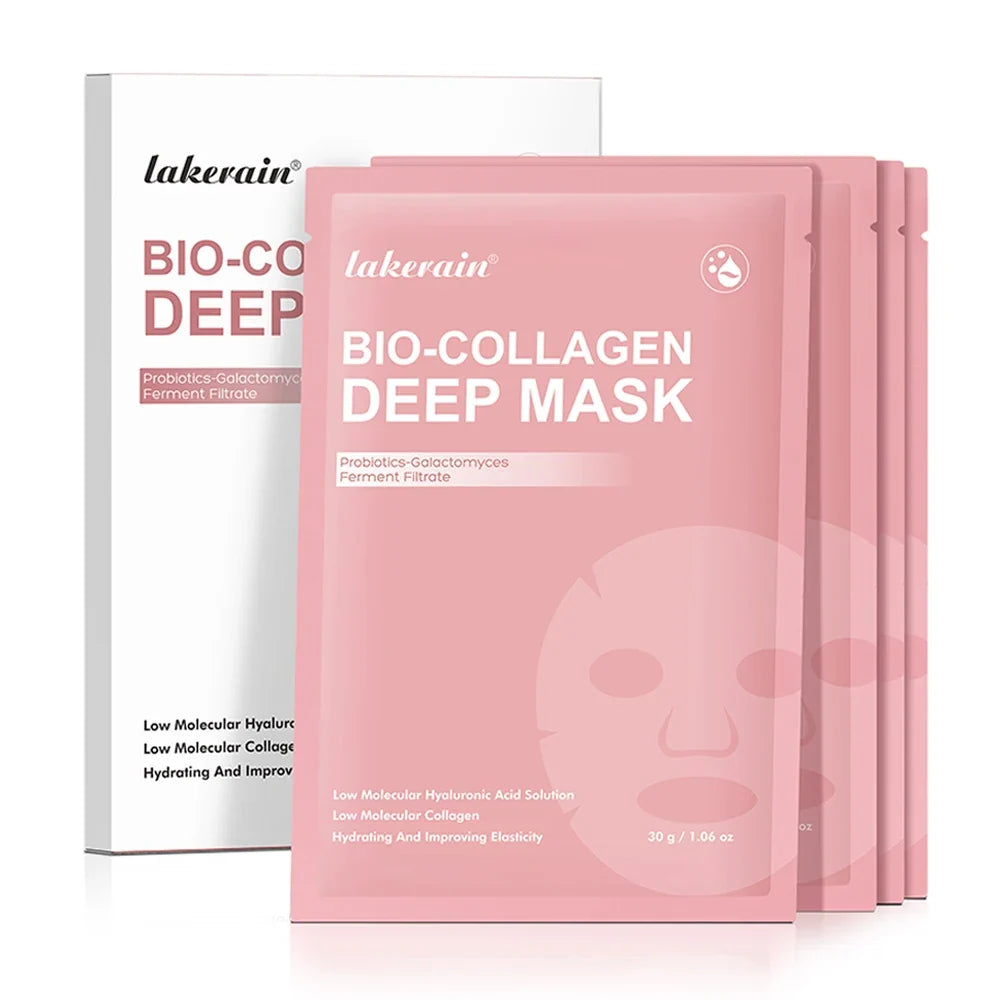 Korean Deep Collagen Mask Peel Off Mask Face Anti Wrinkle Lifting Skin Care Masks Bio Pack Night Wrapping Woman Overnight Skin