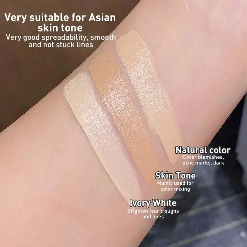 Sweet Mint 3-Color Concealer Palette by Blushimmer featuring waterproof cream formulas for versatile color correction and concealing.