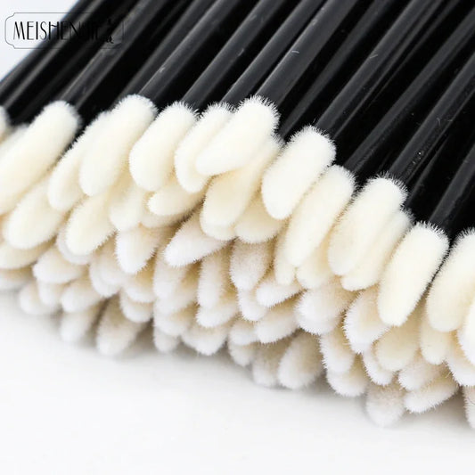 Wholesale set of 50 or 1000 Blushimmer lip brushes and applicators for lipstick, lip gloss, eyelashes, and makeup application.