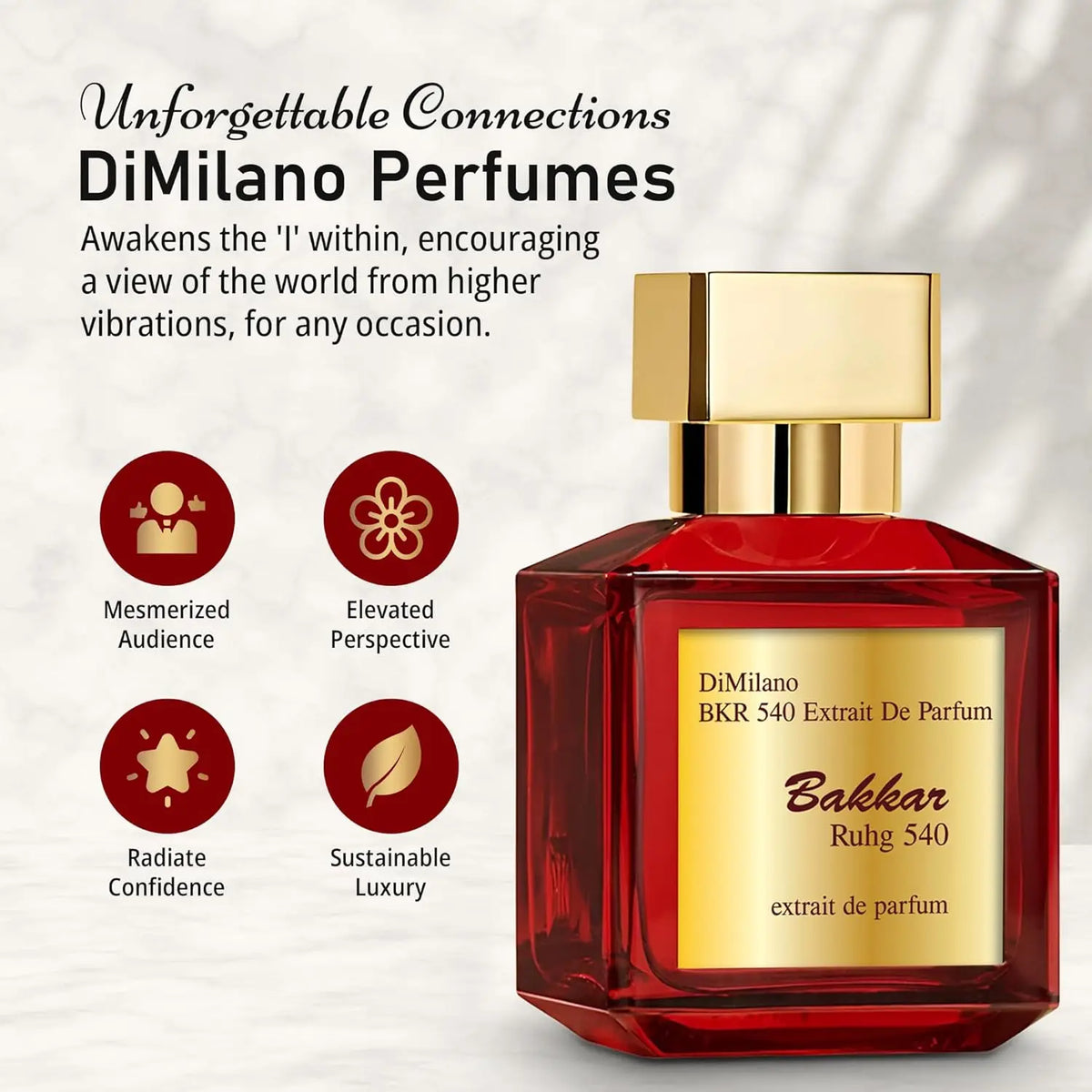 Blushimmer BR 540 Extrait De Parfum bottle, 70ml, unisex fragrance with elegant packaging, showcasing the luxurious perfume design.