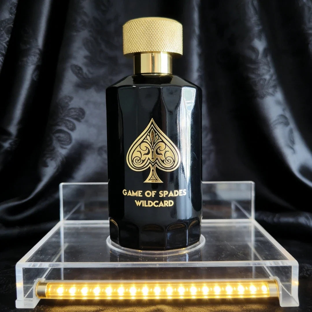 Jo Milano Paris Game of Spades Wildcard unisex Eau de Parfum spray, 100ml, featuring floral notes and lasting pheromones.