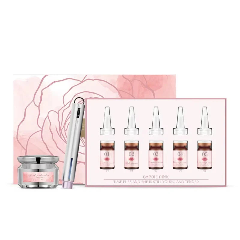 Blushimmer Sober Skin natural rose lip scrub and balm for lightening dark lips and brightening pink lips.