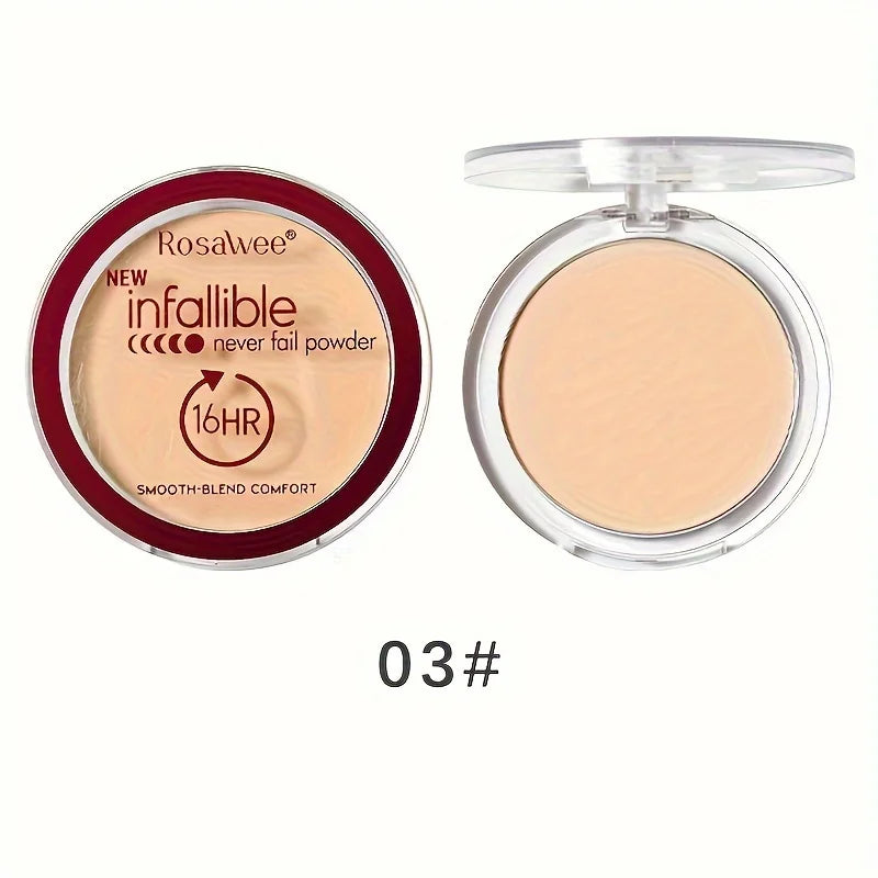 Blushimmer matte pressed powder foundation with full coverage and oil control, longwear face makeup for a flawless finish.