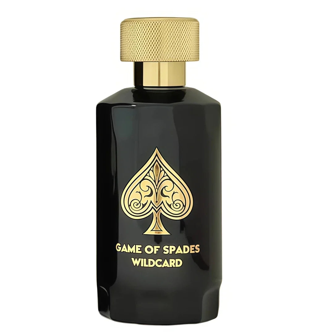 Jo Milano Paris Game of Spades Wildcard unisex Eau de Parfum spray in 100ml bottle with floral and pheromone notes, original Blushimmer perfume
