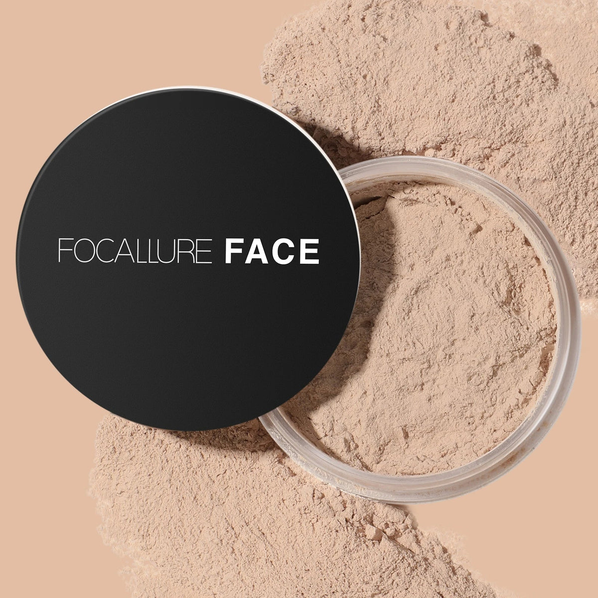Blushimmer Focallure Invisible Finish Loose Setting Powder, translucent soft face makeup powder with oil control and natural matte finish.