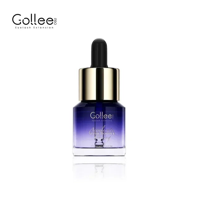 Blushimmer Gollee 1s dry eyelash adhesive with floral fragrance, waterproof lash extension glue and bonder for secure application.
