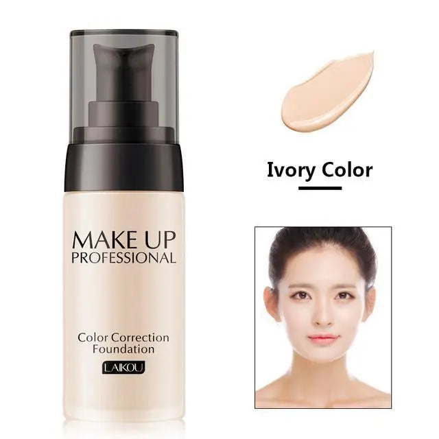 Blushimmer LAIKOU makeup base with liquid foundation, BB cream, concealer, and moisturizer in a 40g tube, waterproof and oil-control