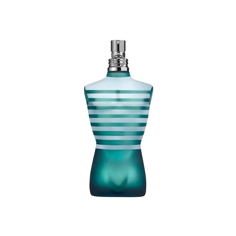 Jean Paul Gaultier Le Male men's EDT spray by Blushimmer, 4.2 oz, featuring the iconic bottle and light fragrance mist.