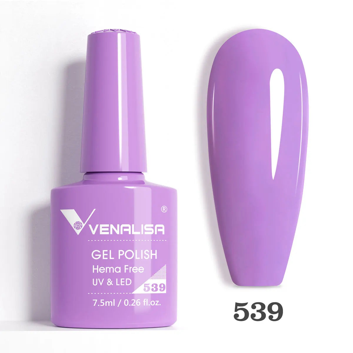 Venalisa HEMA TPO free glitter gel nail polish in pink nude with full coverage, soak-off UV LED French nail design by Blushimmer