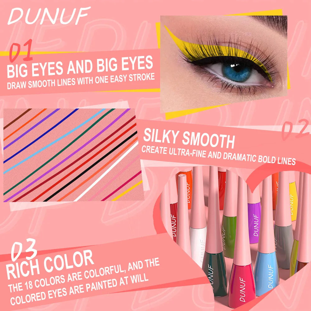 Matte dark green waterproof liquid eyeliner pencil by Blushimmer, ultra-thin, quick-drying, long-lasting eye makeup.