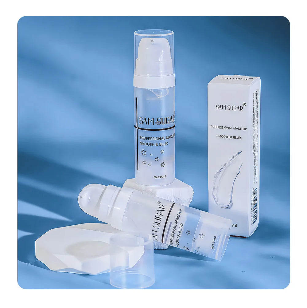 Blushimmer Sam Sugar invisible pore primer with hydrating, lightweight, oil-control formula, moisturizing and brightening facial primer.
