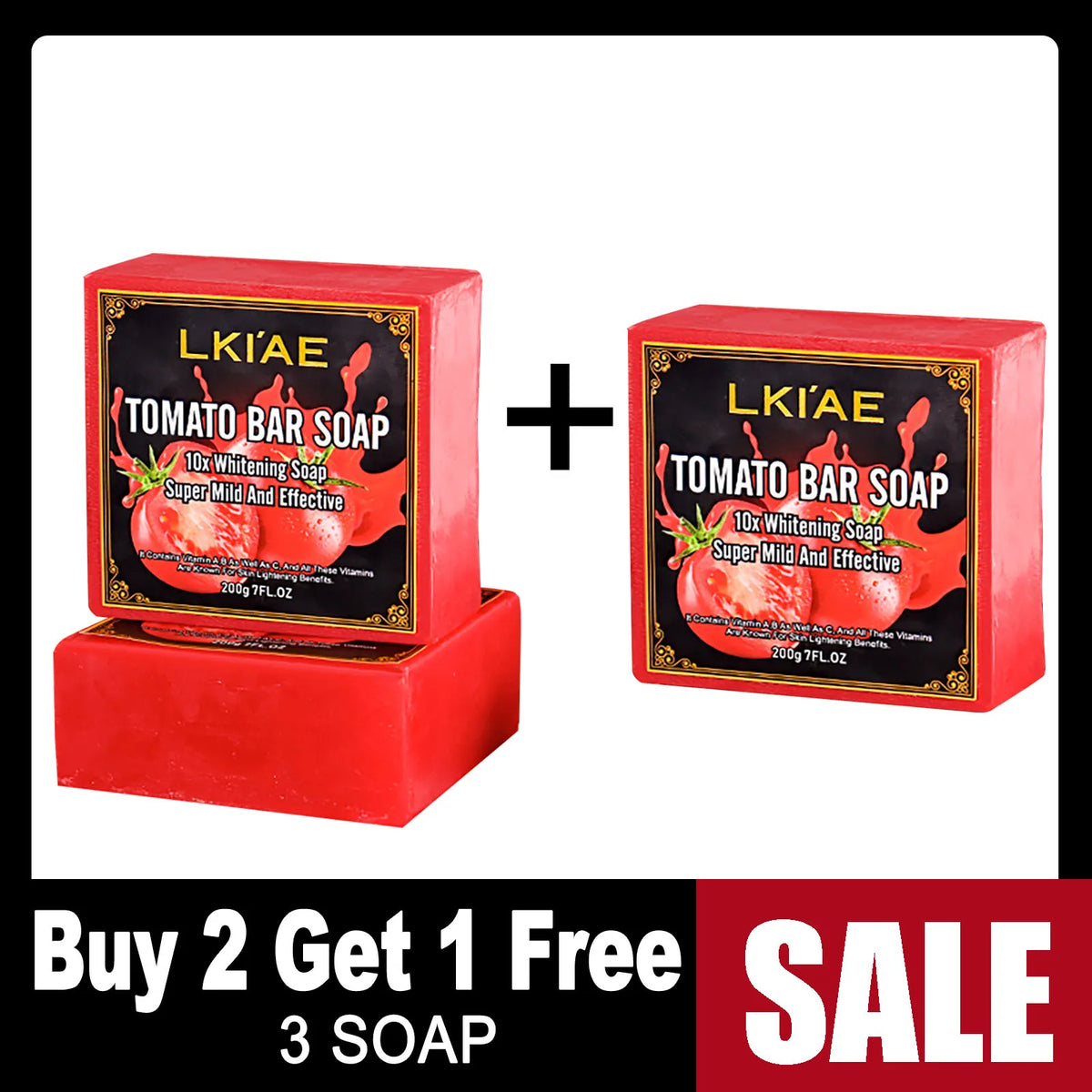 LKIAE Whitening Reduce Dark Spots & Hyperpigmentation Facial Brightening Vitamin C Bar Soap For The Skin Care