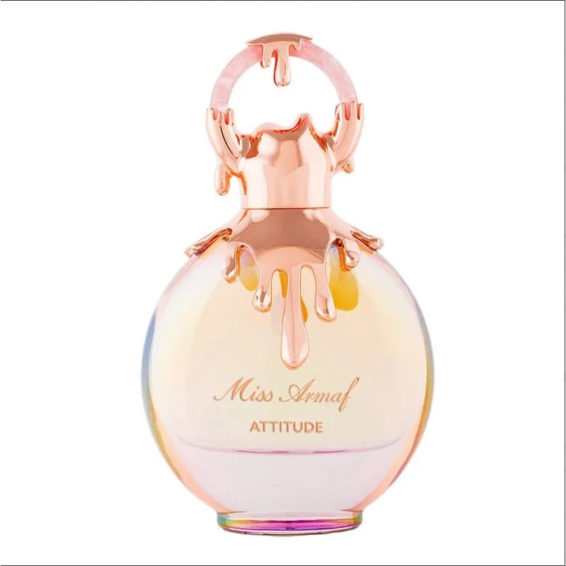 Blushimmer feminine fruity perfume 100ml bottle with soft, sweet aroma and warm, sensual finish, elegant and long-lasting for women.