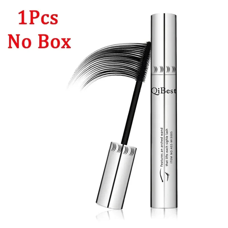 Blushimmer 4D silk fiber waterproof mascara with thickening and lengthening black lash extension for dramatic eye makeup.