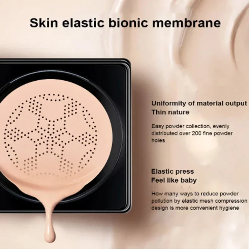 Mushroom Head Air Cushion CC Cream Foundation Moisturizing Long Lasting Face Comestics Natural Brighten Face Base Tone Make Up