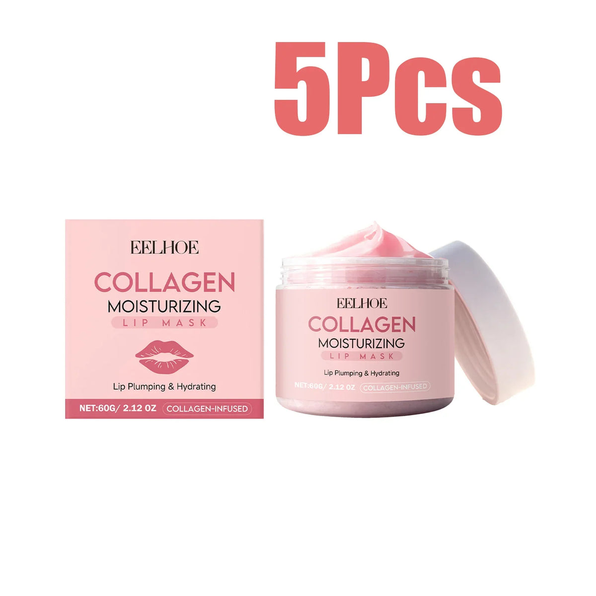 Blushimmer collagen lip mask for overnight repair, moisturizing and nourishing dry, flaky lips with a soothing lip care treatment.