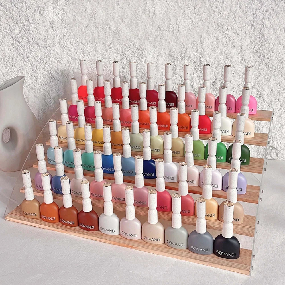 Blushimmer 60-color Korean Loverly Macaron gel polish set with 15ml UV gel enamel, colorful soak-off nail polish kit and color card