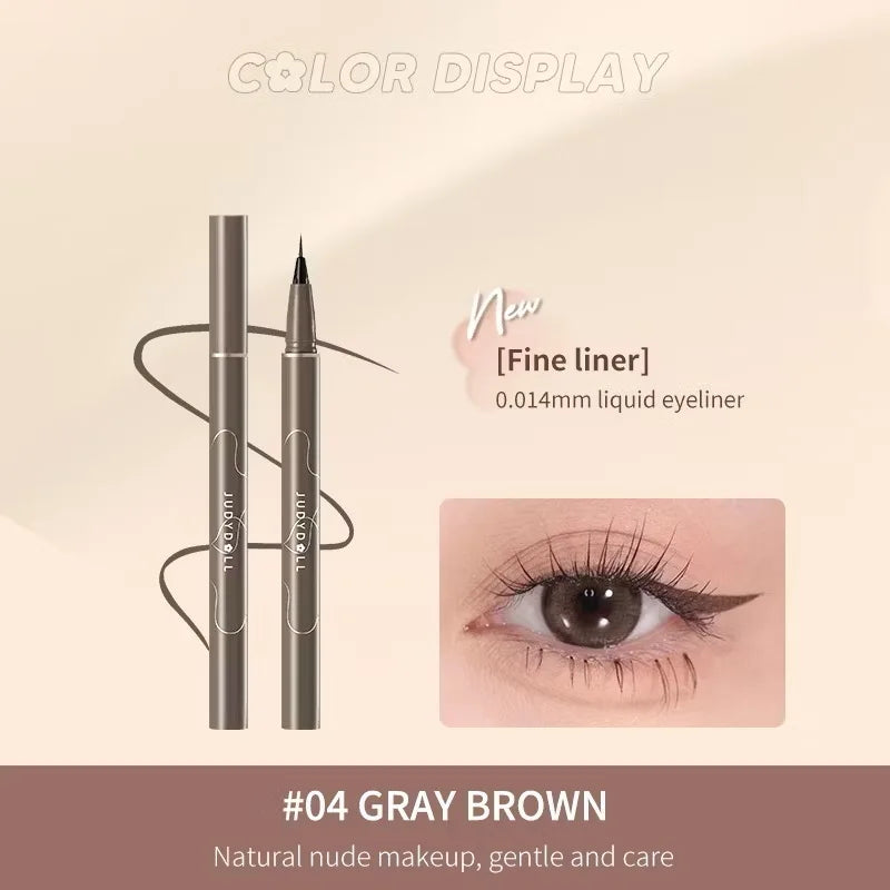 Blushimmer Judydoll waterproof liquid eyeliner with ultra-fine tip, smudge-proof, long-lasting, and smooth application.