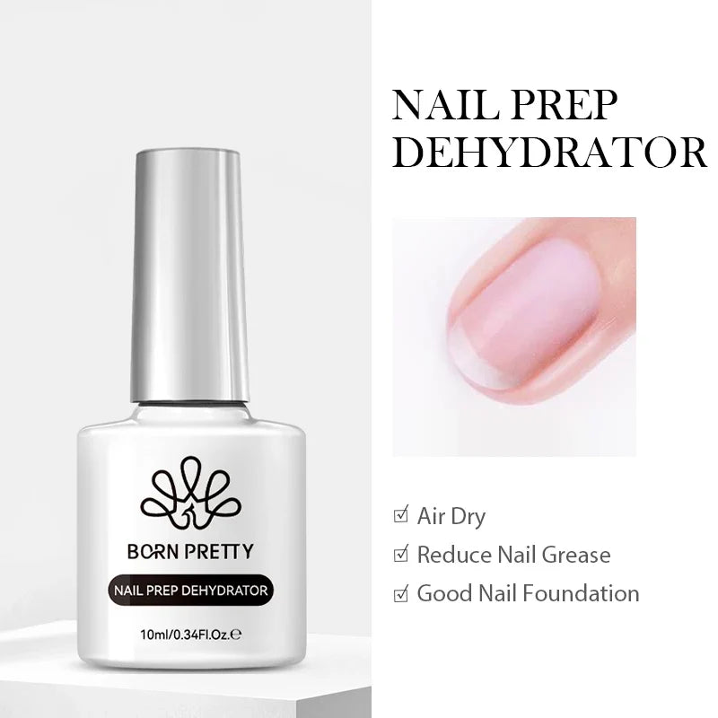 Blushimmer Born Pretty Jelly Nude Gel Nail Polish in light pink peach, translucent UV cure gel for DIY nail art at home