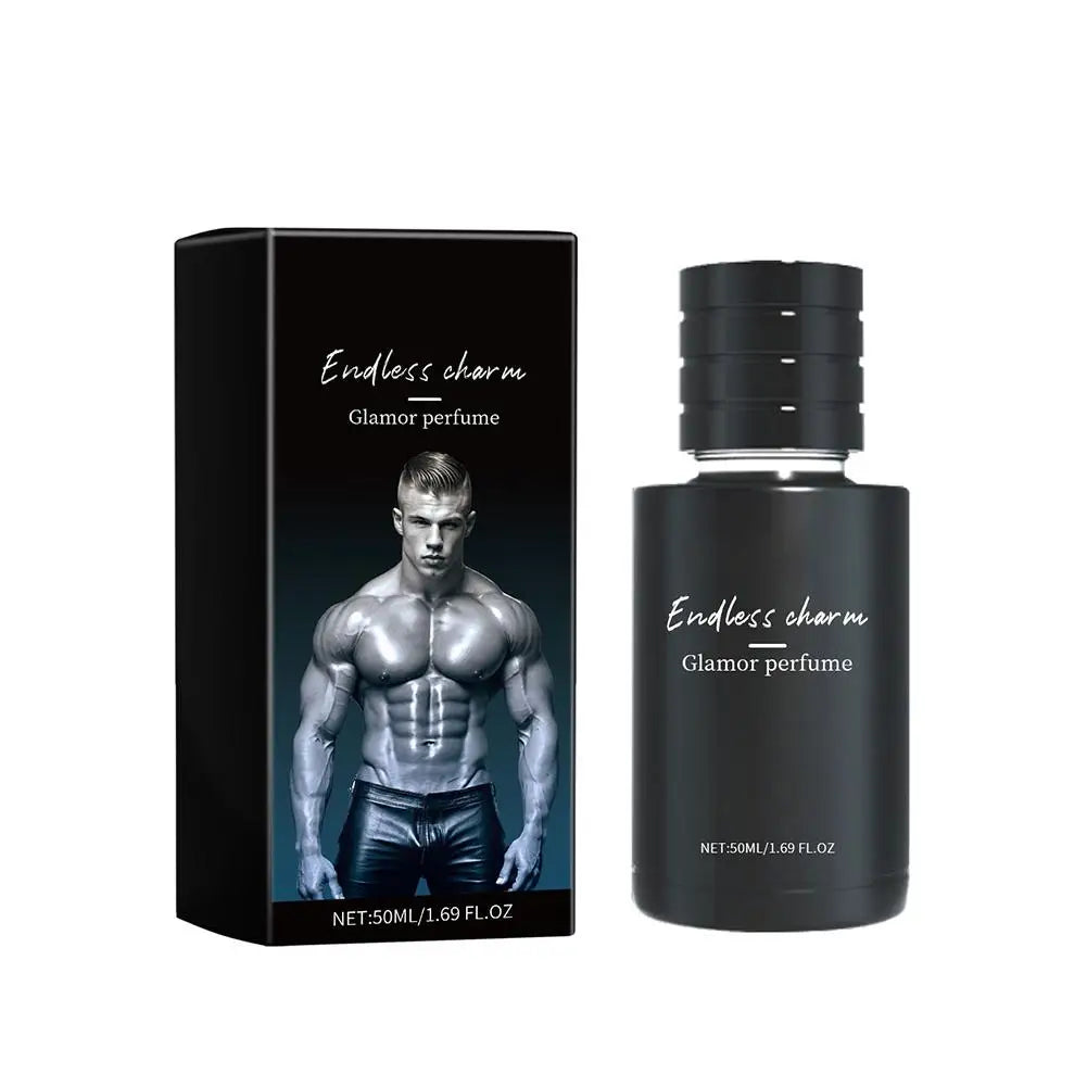 Blushimmer men's long-lasting body fragrance spray with a charming scent, designed to enhance attractiveness and appeal.
