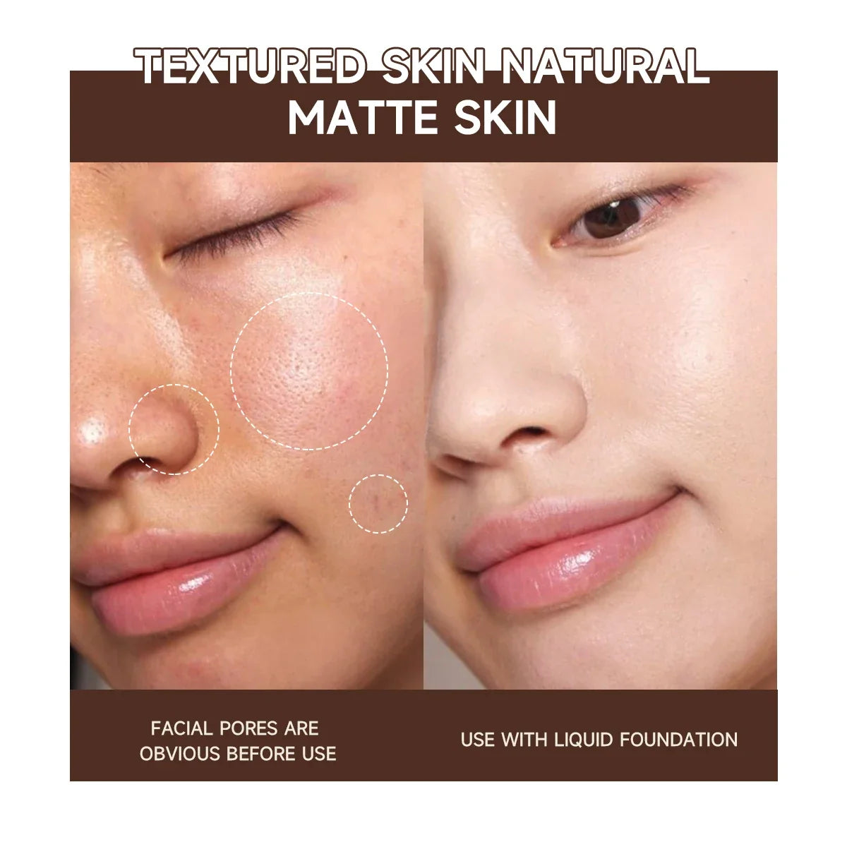 Blushimmer moisturizing pore-covering primer stick with long-lasting concealer, natural makeup base, and invisible pore coverage.