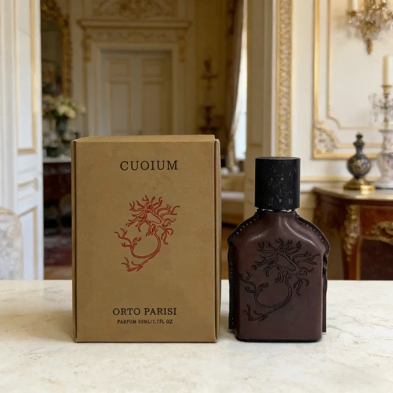 Blushimmer luxury unisex perfume bottles with four fragrance options, featuring woody, oriental, aquatic, and leather notes in 50ml bottles.