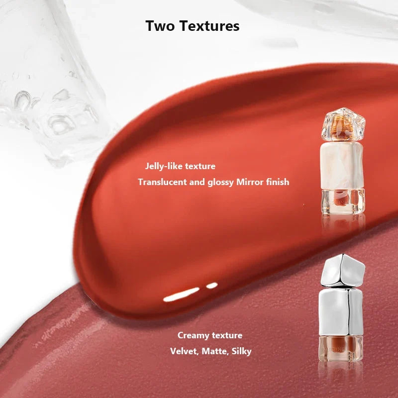 Blushimmer Mistine Nude Lipstick in 2.9g, creamy long-lasting matte lip gloss with mirror finish and jelly texture.