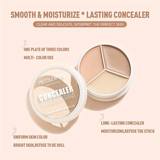 Waterproof Long Lasting Full Coverage for Acne Mark Dark Circles Eye Contour Concealer Palette Moisturizing Face Makeup