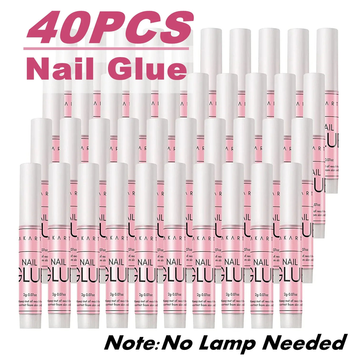 Nail Glue Remover for Press on Nails, 50ML Nail Glue Remover for UV Nail Glue, Non acetone Gentle Glue Off for False Nails Glue