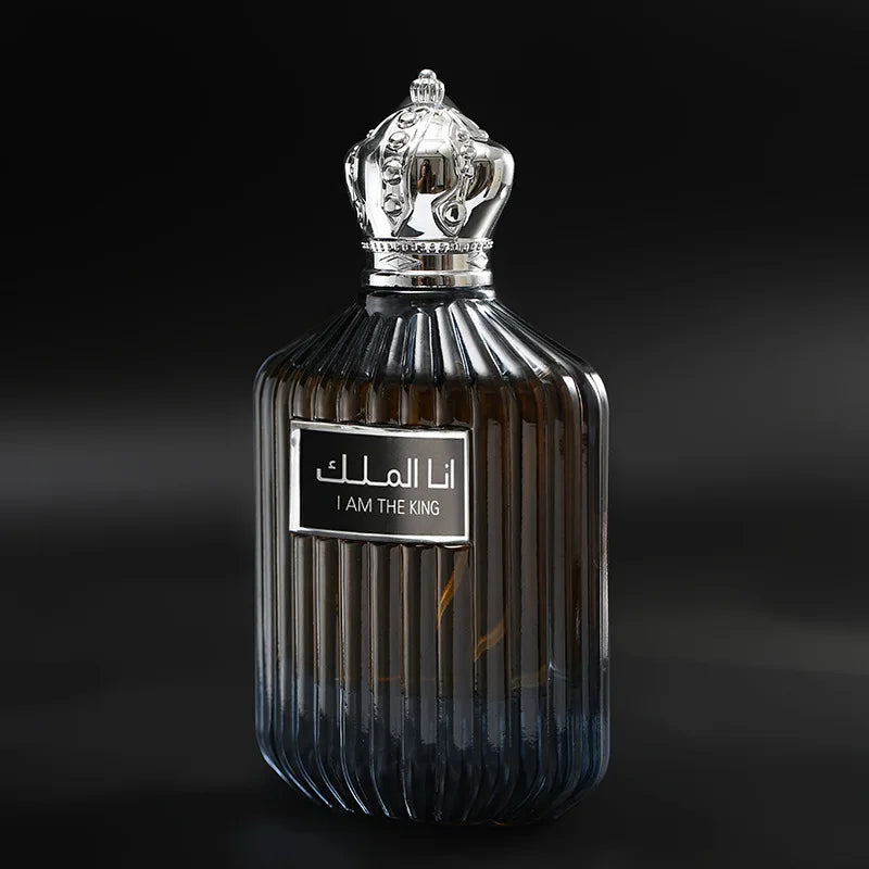 Blushimmer Dubai Prince Men 100ML cologne bottle with a sleek design, featuring a fresh desert scent and Arabian-inspired fragrance.