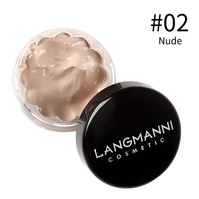 Blushimmer waterproof full coverage liquid concealer and foundation in a long-lasting cream formula for dark circles and acne.