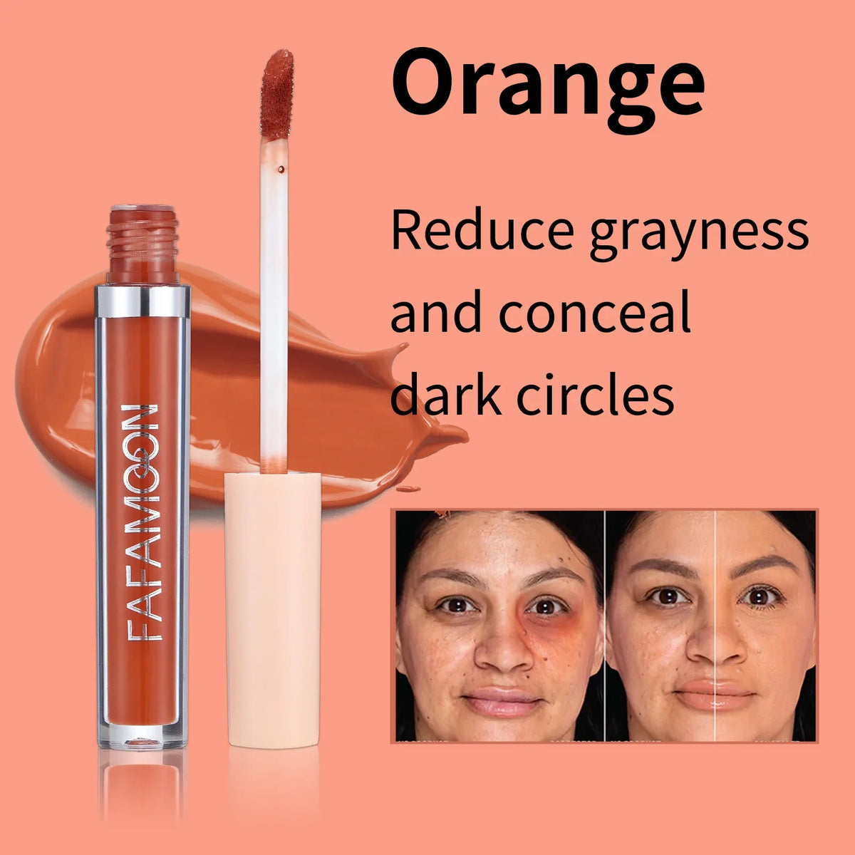 Blushimmer liquid concealer for face contour and dark circle coverage, featuring a skin-tone correcting makeup foundation.