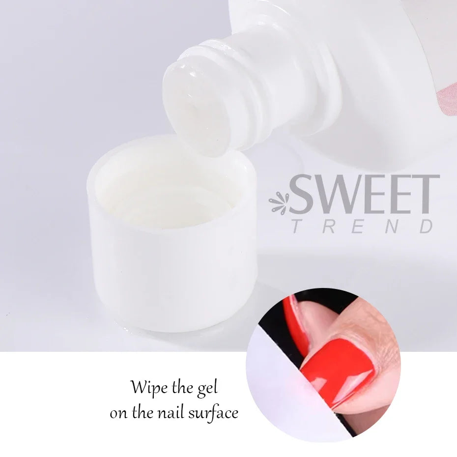 Blushimmer nail degreaser liquid and gel polish remover bottle for cleaning sticky surface and excess nail gel or acetone.