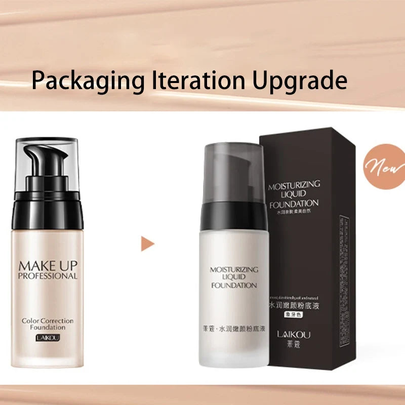 Blushimmer LAIKOU makeup base with liquid foundation, BB cream, and concealer in a 40g tube, moisturizing and oil-control.
